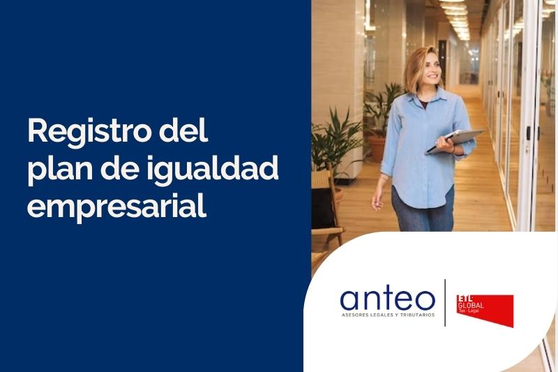 Registro del plan de igualdad empresarial