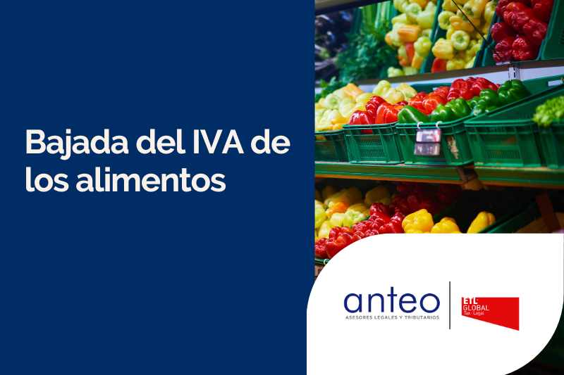 Bajada del IVA de los alimentos