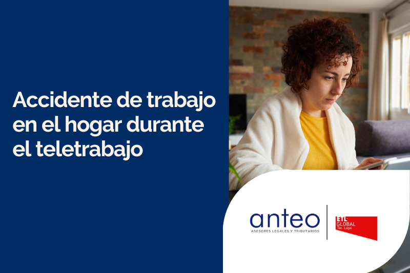 Accidente de trabajo en el hogar durante el teletrabajo