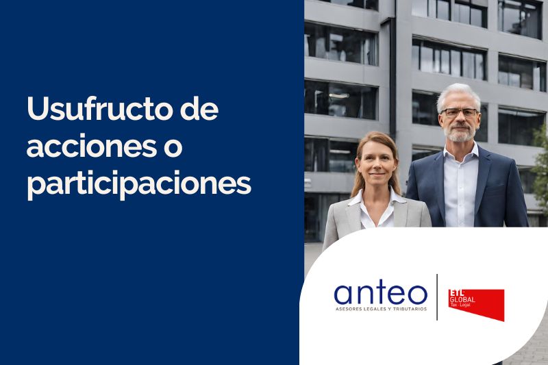 Usufructo de acciones o participaciones