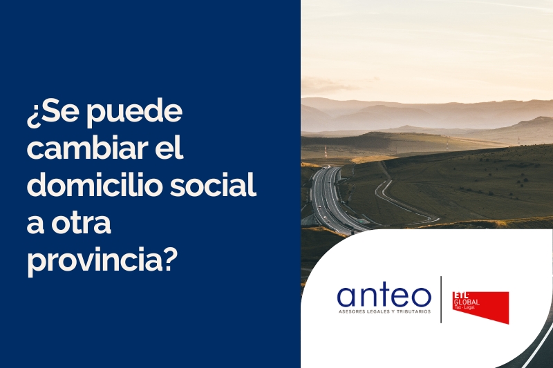Cambio de Domicilio Social a otra Provincia
